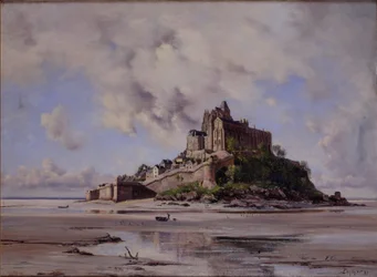 Mont Saint-Michel, Nordostseite, 1881